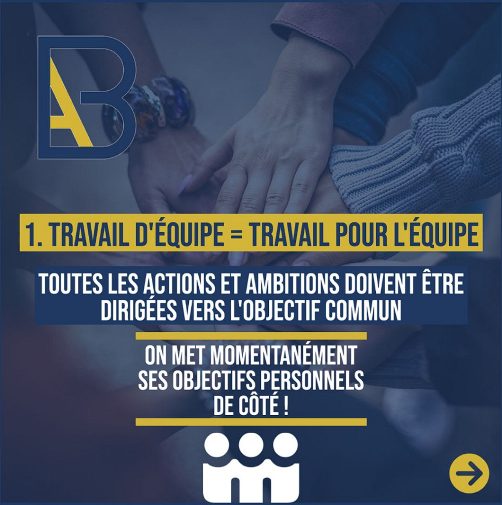 le travail d'équipe